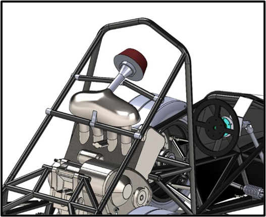Powertrain packaging within the chassis