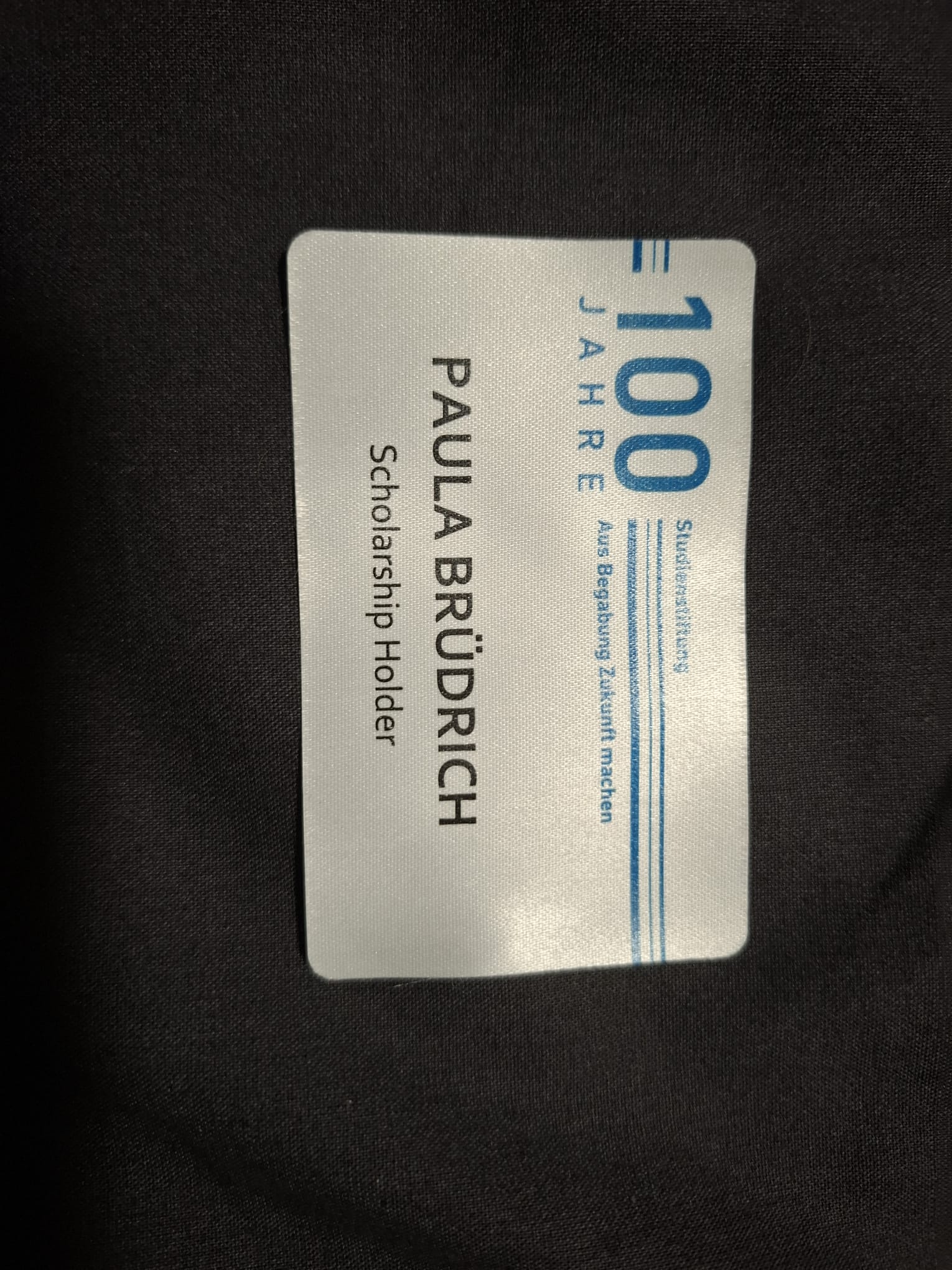 German Academic Scholarship Foundation scholar badge