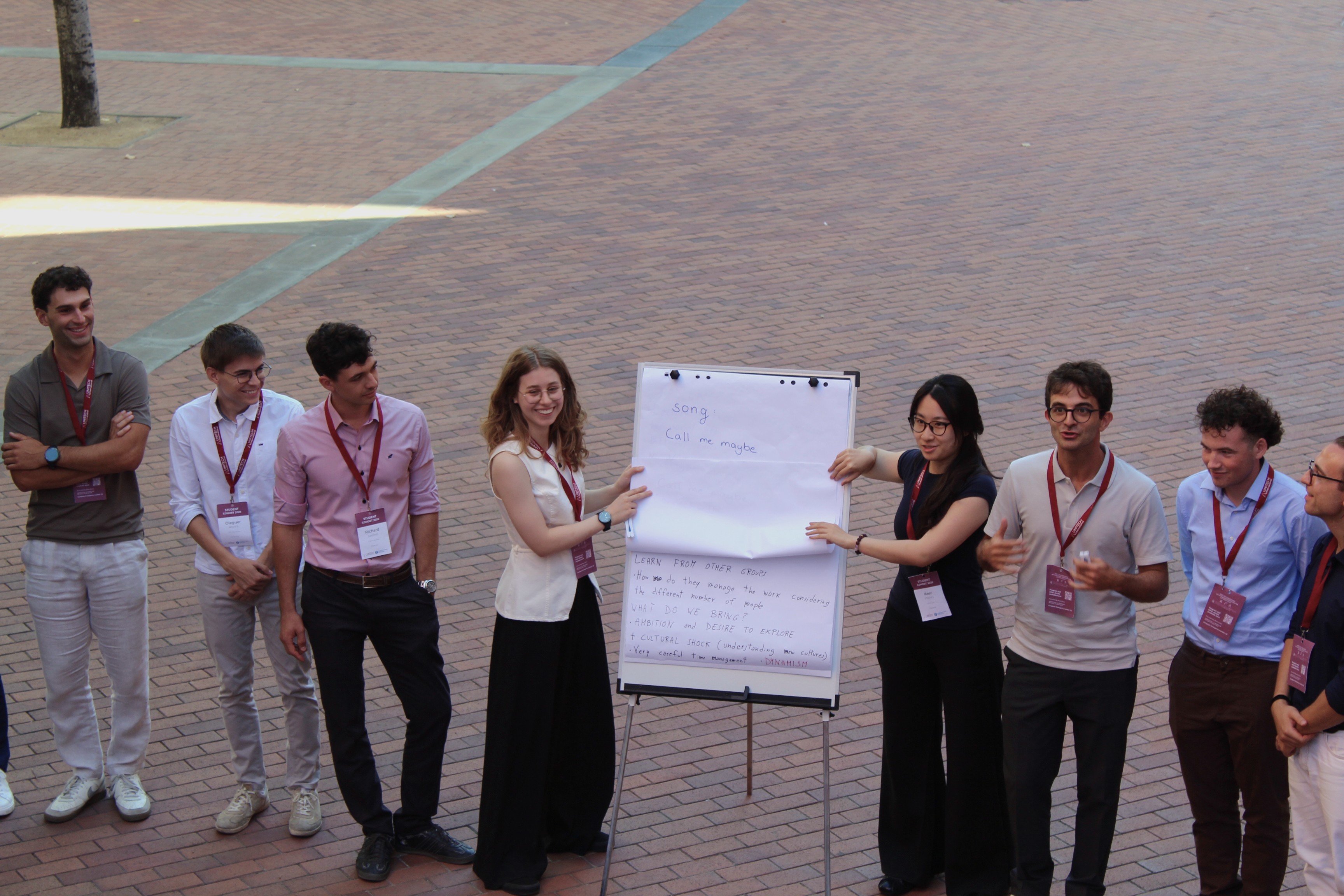 Presenting with the UNITECH team