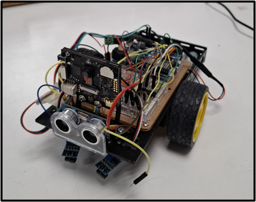 The assembled autonomous buggy