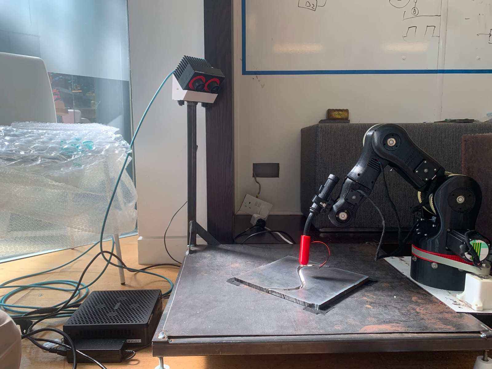 Robotic welding prototype testbed